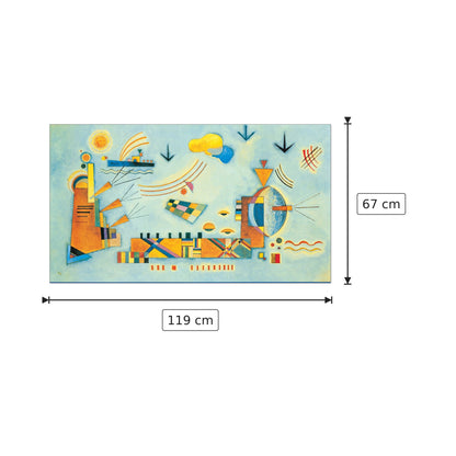 Dolce Evento 1928 - KANDINSKY - cm 119x67 - Pannello in MDF