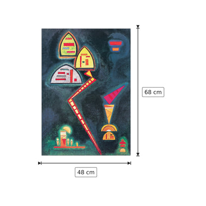 Grun 1929 - KANDINSKY - cm 48x68 - Pannello in MDF