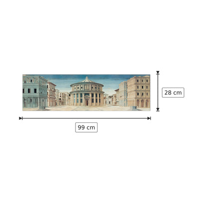 Città Ideale - LAURANA - cm 99x28 - Pannello in MDF