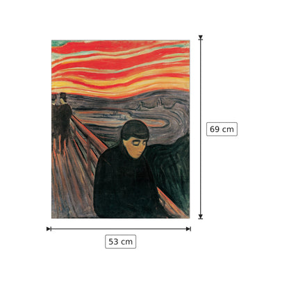 Despair 1894 - MUNCH - cm 53x69 - Pannello in MDF