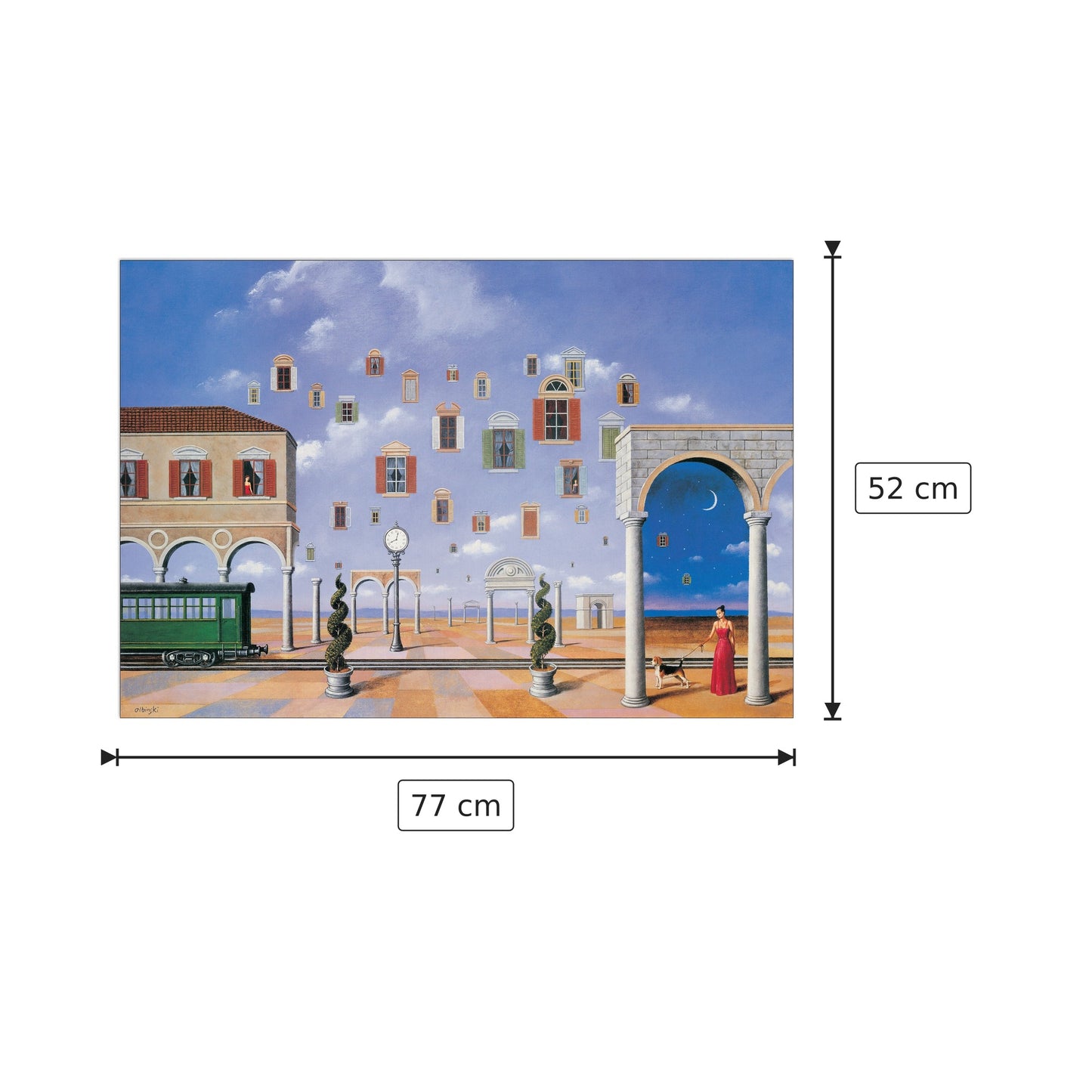 Radical Transformation Of Symbols, 2002 - OLBINSKI - cm 77x52 - Pannello in MDF