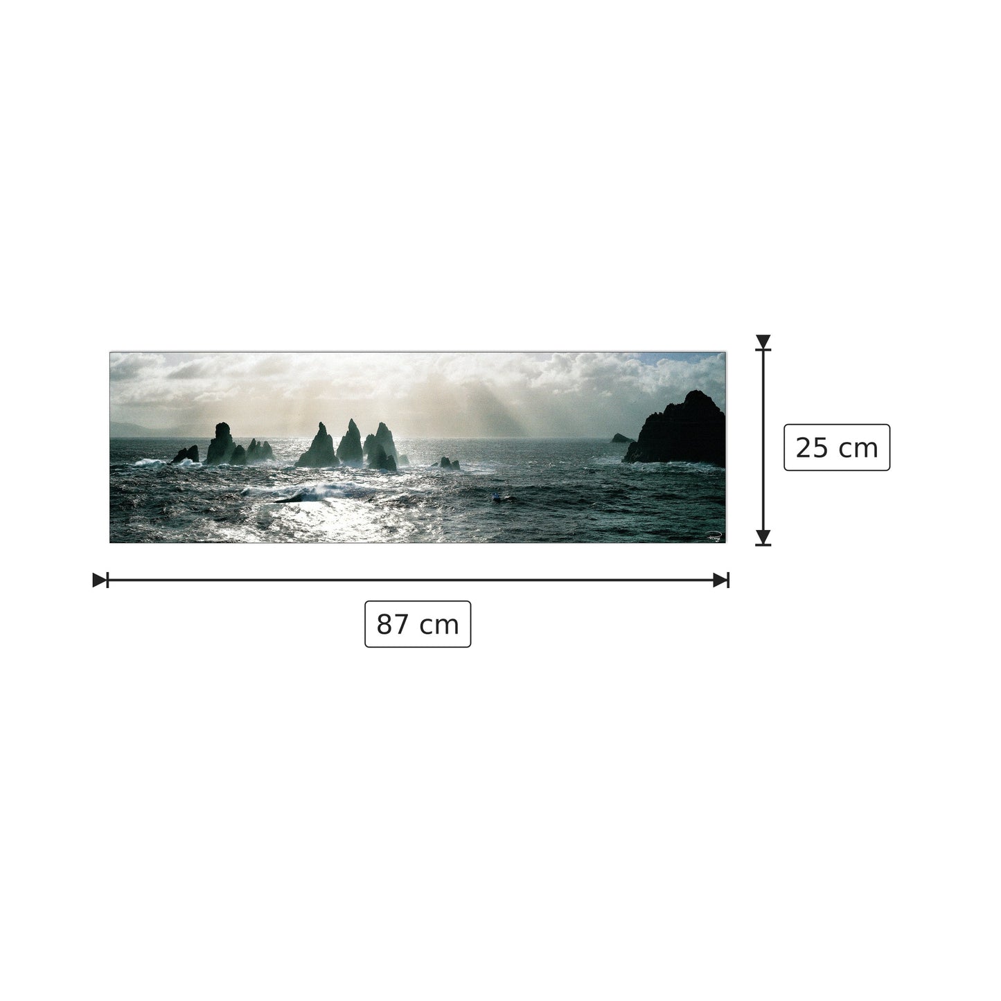 Galice - PLISSON - cm 87x25 - Pannello in MDF