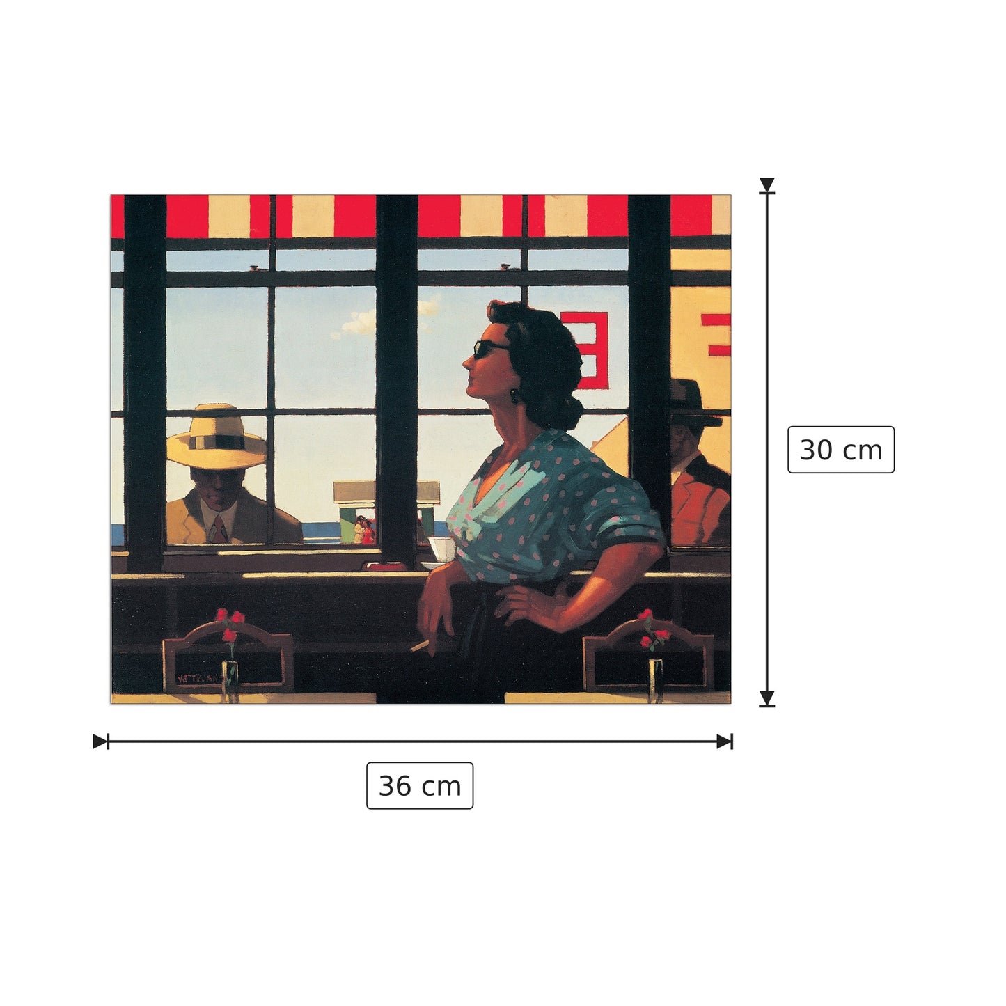 A Date With Fate - VETTRIANO - cm 36x30 - Pannello in MDF