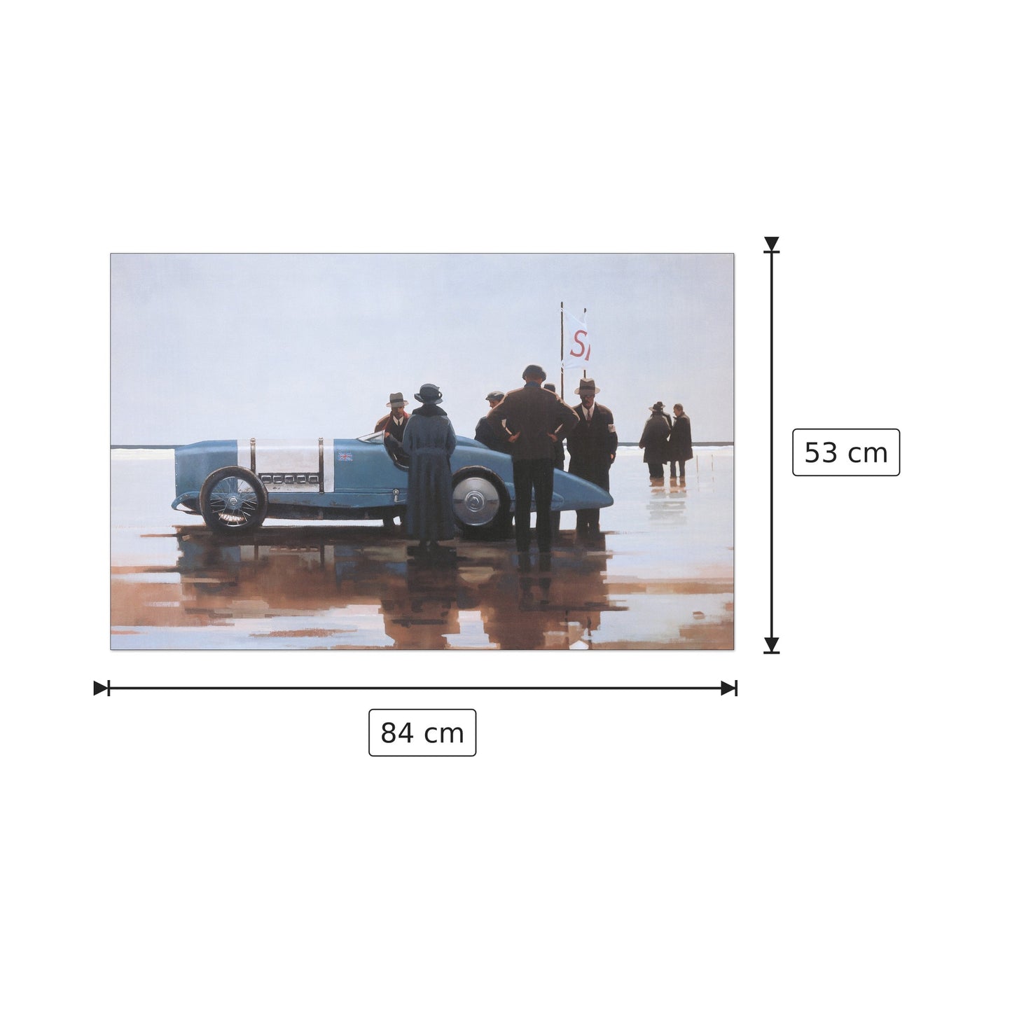 La Spiaggia Di Pendine - VETTRIANO - cm 84x53 - Pannello in MDF