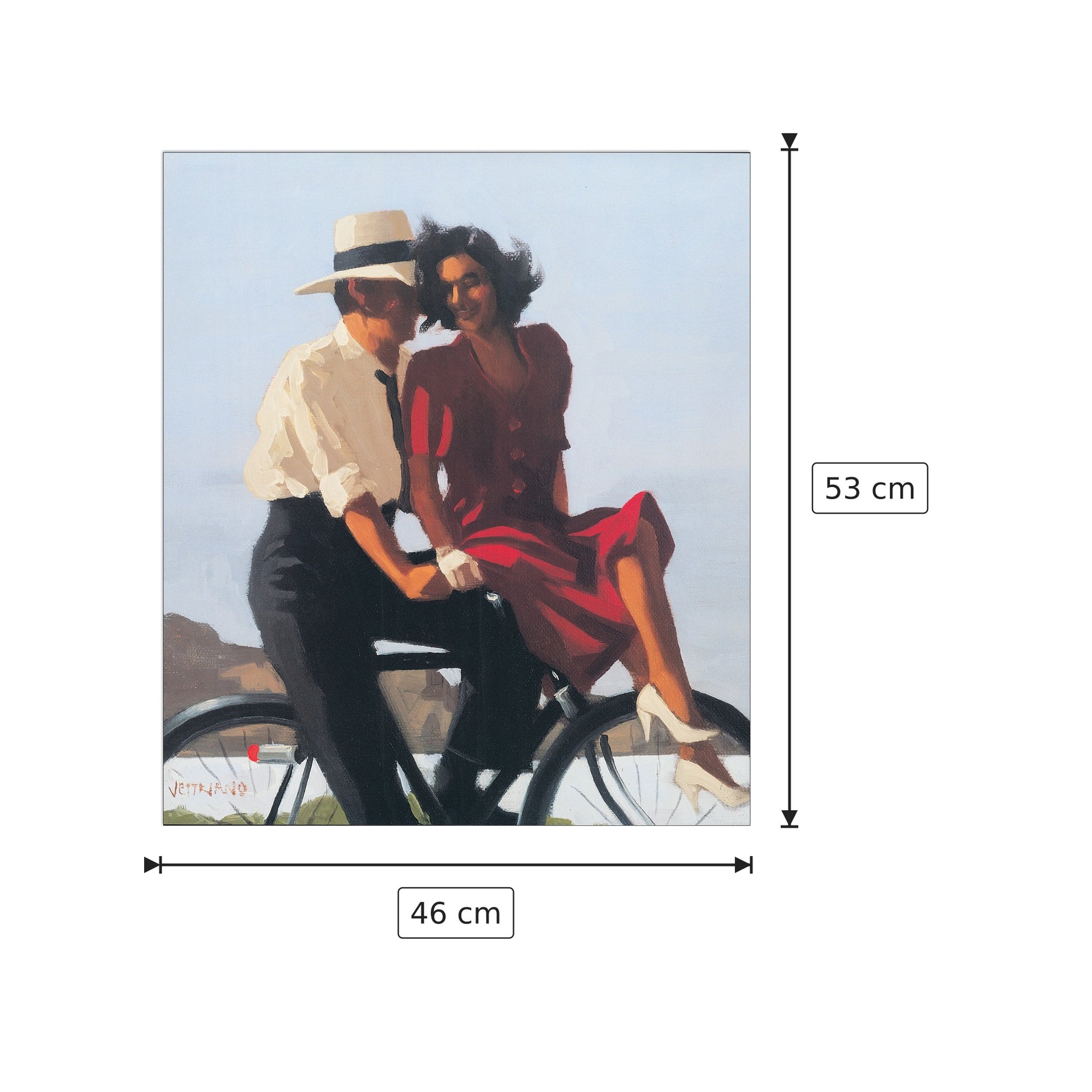 Lazy Hazy Days - VETTRIANO - cm 46x53 - Pannello in MDF