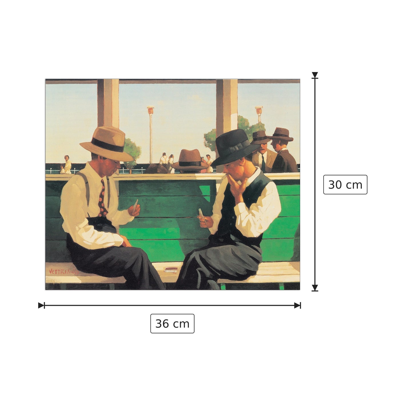The Duellist - VETTRIANO - cm 36x30 - Pannello in MDF