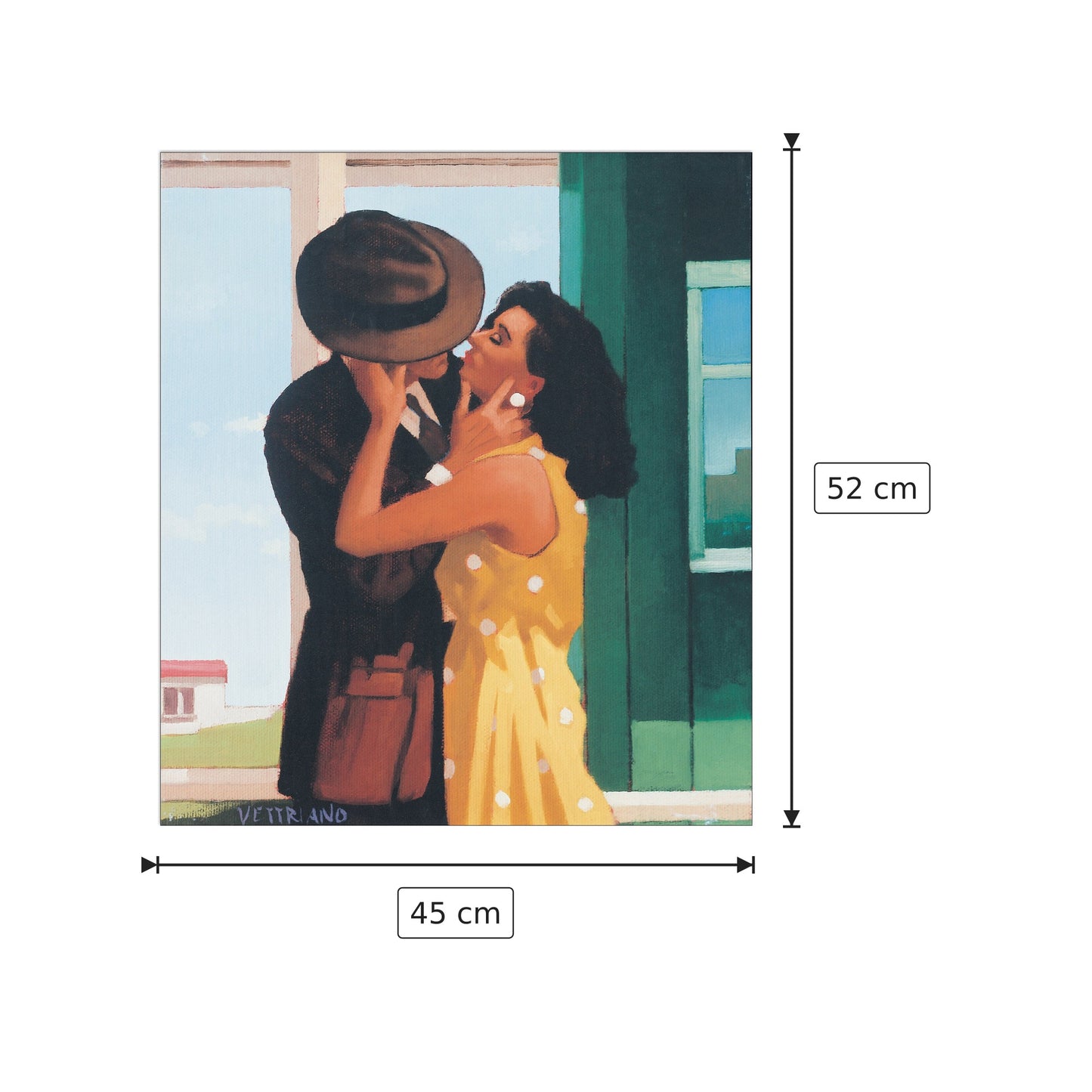 The Last Great Romantic - VETTRIANO - cm 45x52 - Pannello in MDF