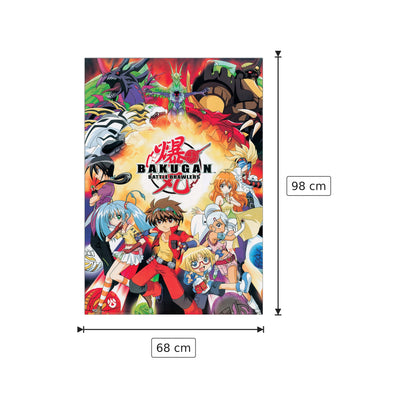 Bakugan - BAKUGAN - cm 68x98 - Pannello in MDF