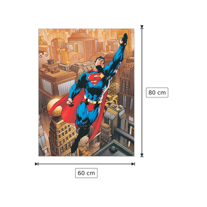 Metropolis 1 - DC COMICS - cm 60x80 - Pannello in MDF
