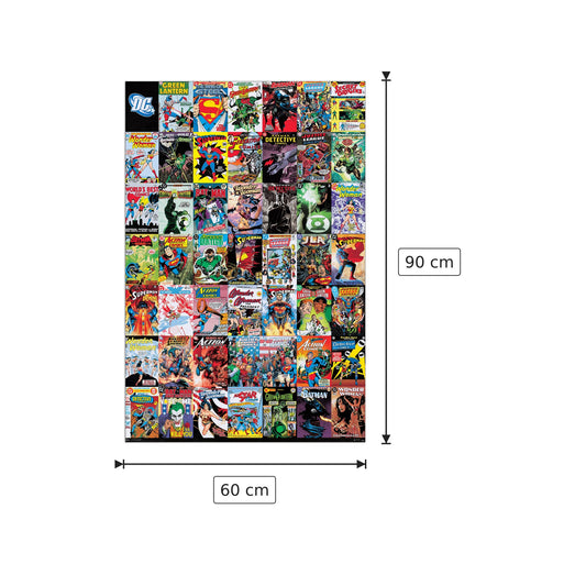 Montage - DC COMICS - cm 60x90 - Pannello in MDF