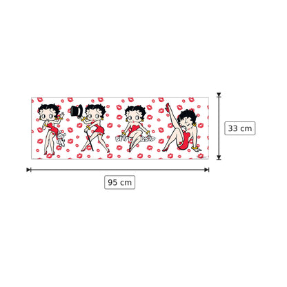 Betty Boop - FLEISCHER - cm 95x33 - Pannello in MDF