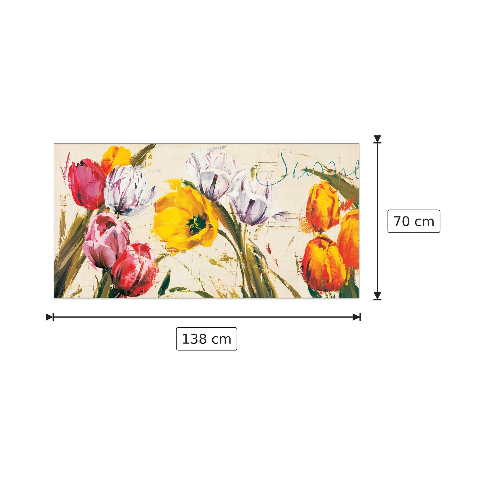 Summertime - MASSA - cm 138x70 - Pannello in MDF