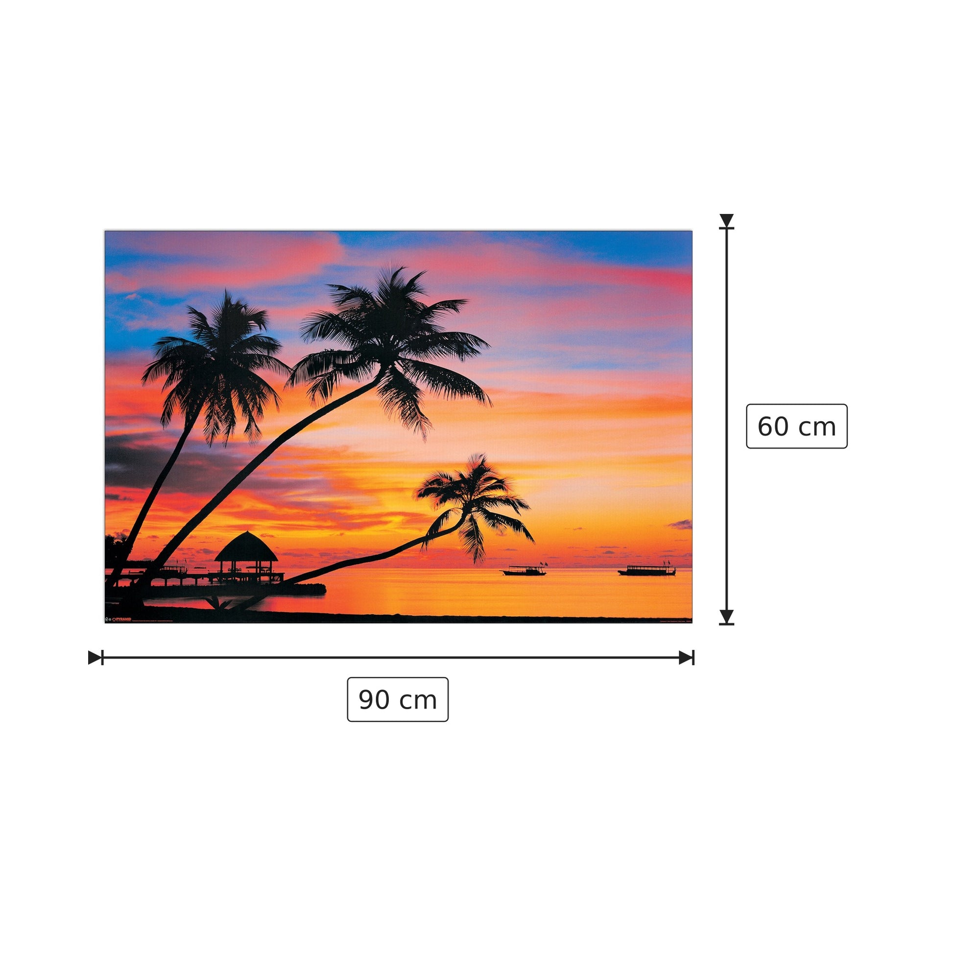 Maldives - NULL - cm 90x60 - Pannello in MDF