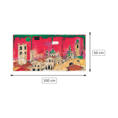 Città Alta - BERLENDIS - cm 100x50 - Pannello in MDF