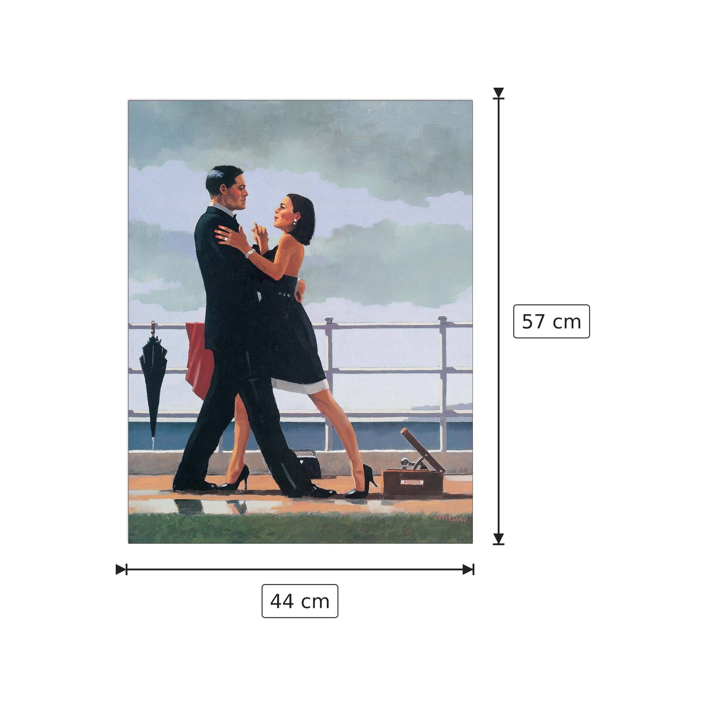 Anniversary Walz - VETTRIANO - cm 44x57 - Pannello in MDF