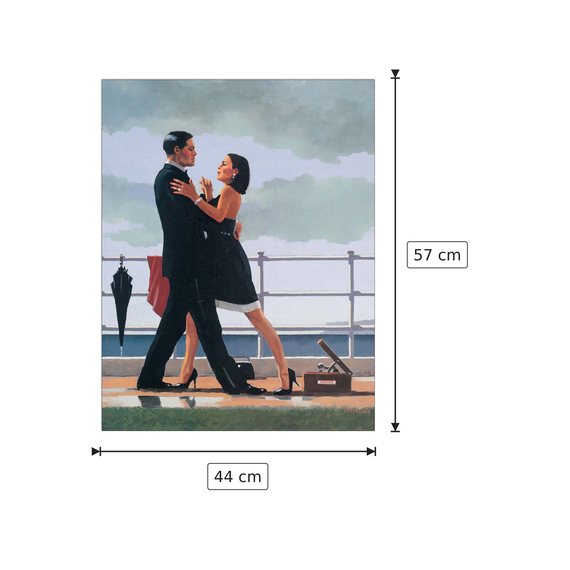 Anniversary Walz - VETTRIANO - cm 44x57 - Pannello in MDF