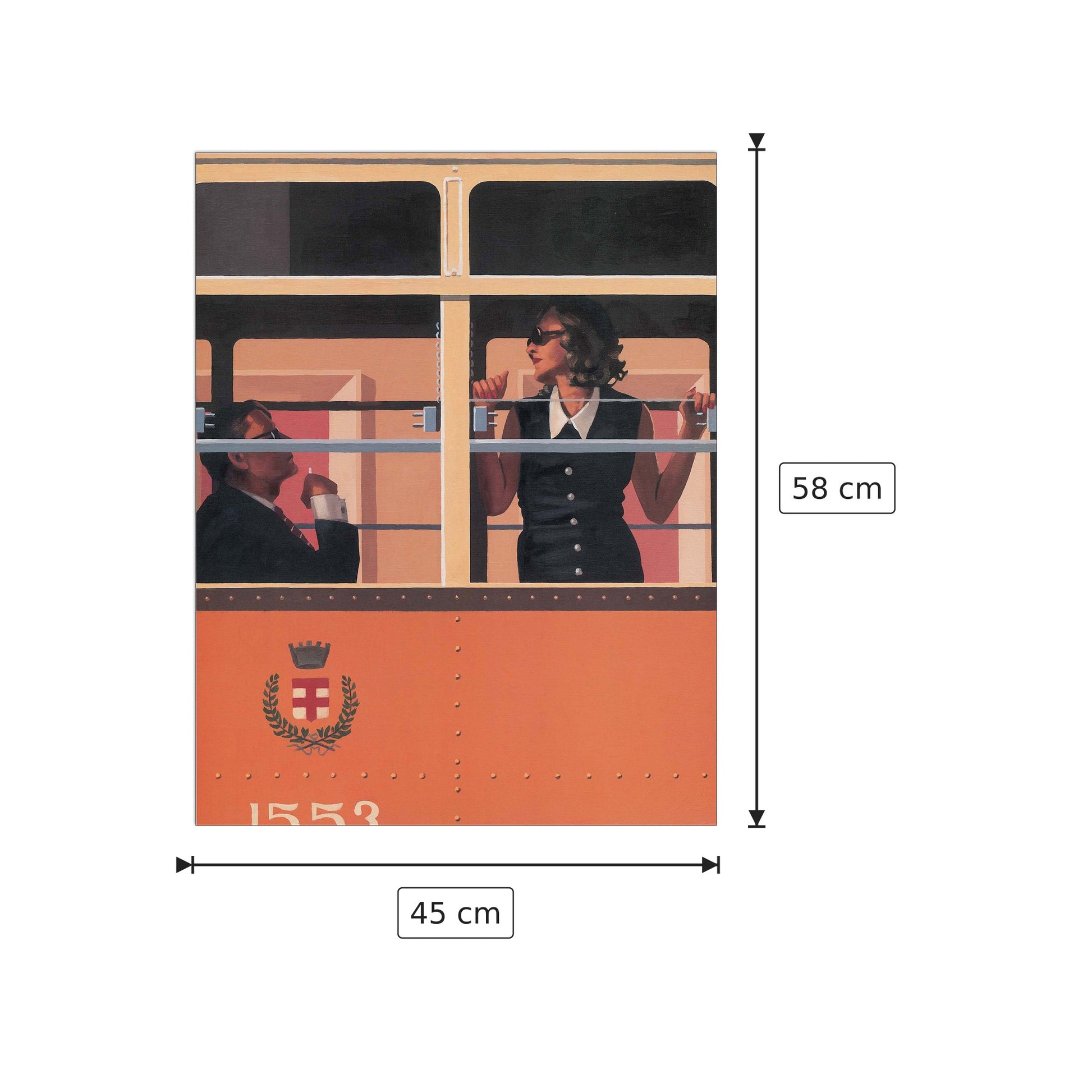 The Look Of Love? - VETTRIANO - cm 45x58 - Pannello in MDF
