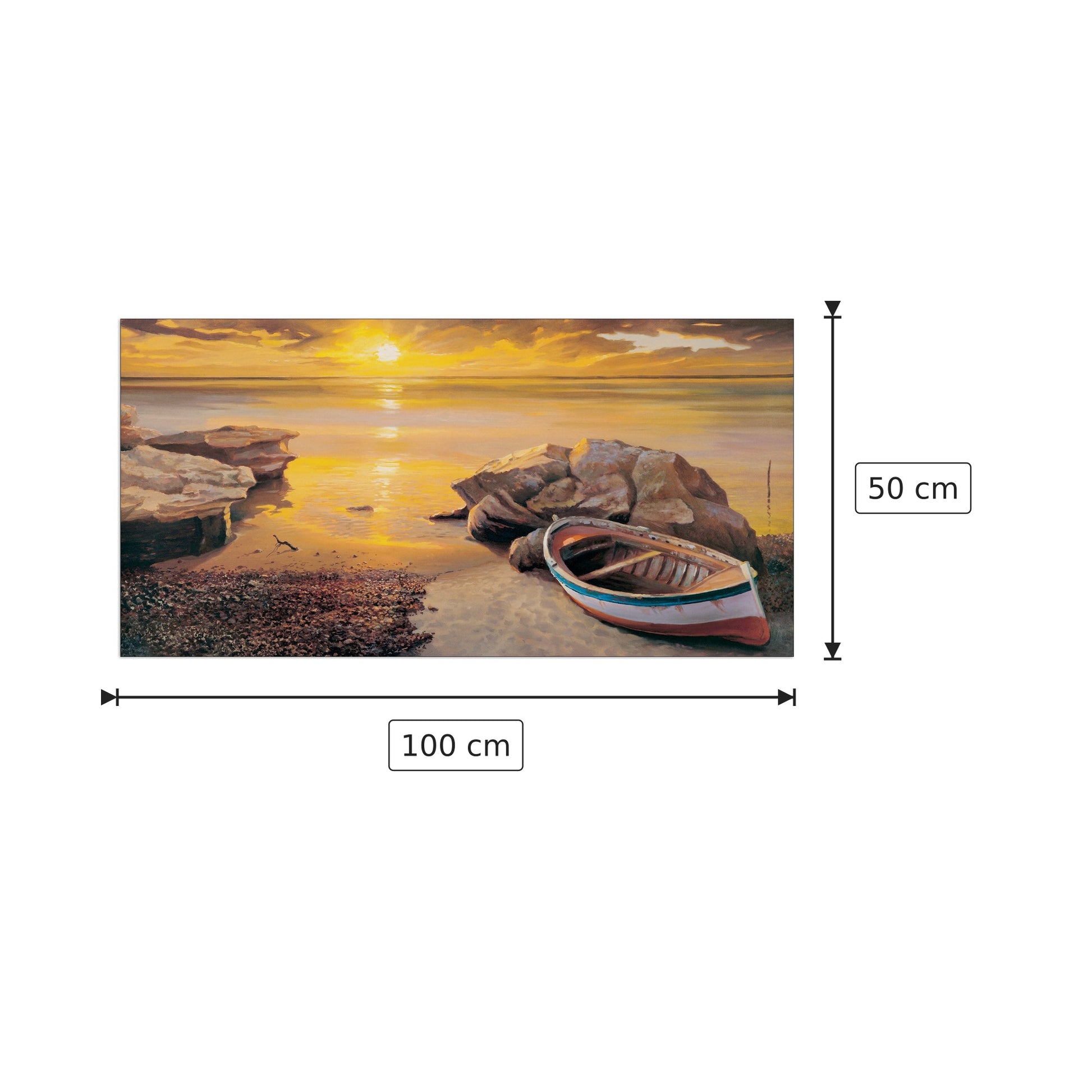 Fortune Bay - GALASSO - cm 100x50 - Pannello in MDF