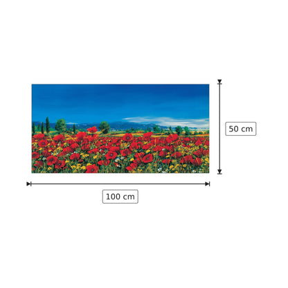Distesa In Fiore - MARZARI - cm 100x50 - Pannello in MDF