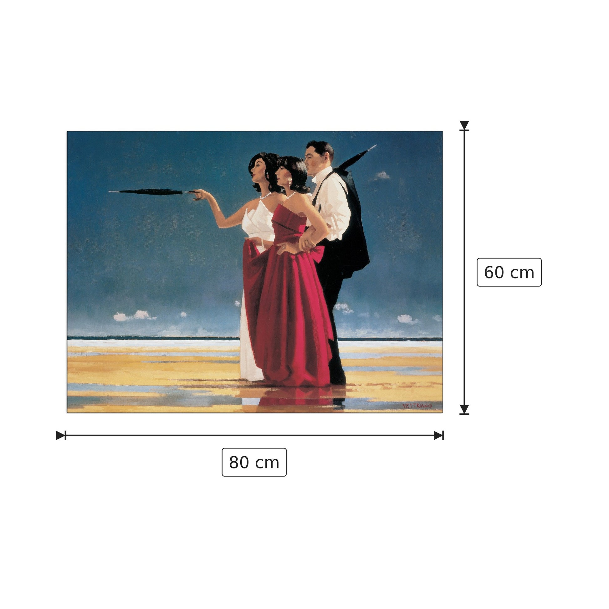 The Missing Man I - VETTRIANO - cm 80x60 - Pannello in MDF
