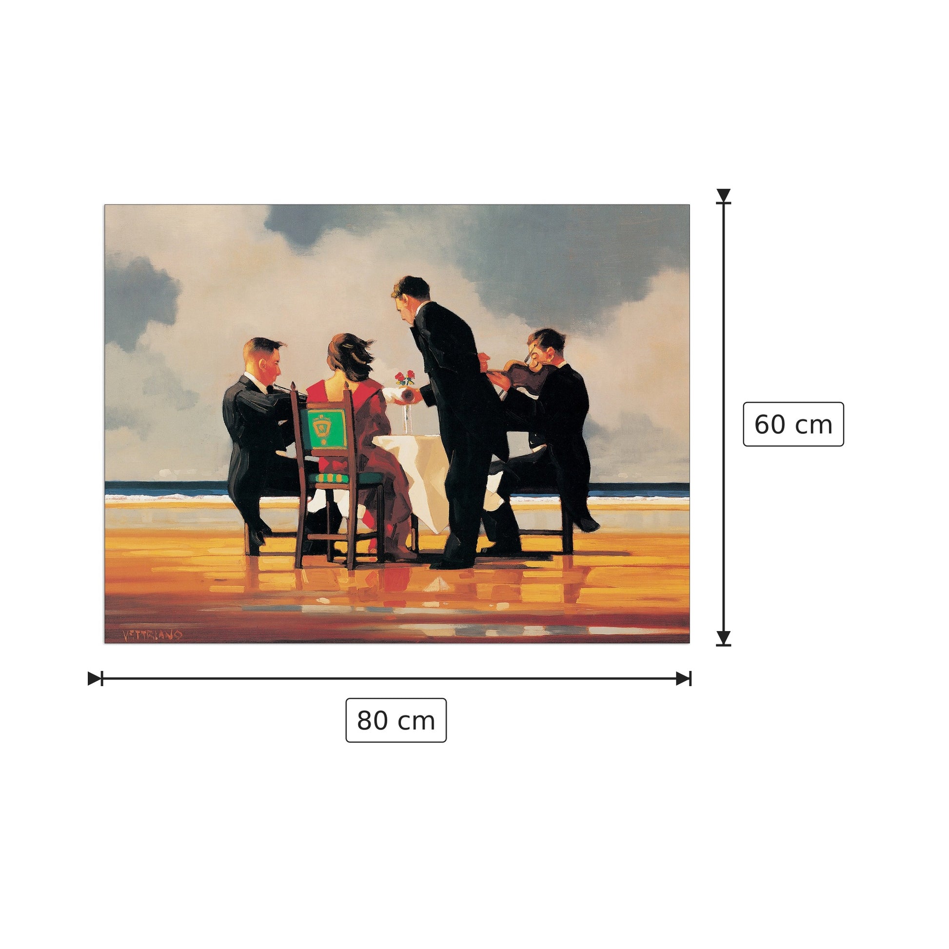 Elegy For A Dead Admiral - VETTRIANO - cm 80x60 - Pannello in MDF