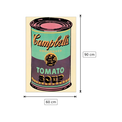 Campbell's Soup Can, 1965 - WARHOL - cm 60x90 - Pannello in MDF