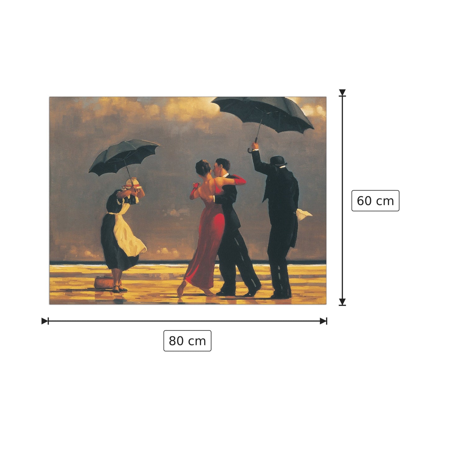 The Singing Butler - VETTRIANO - cm 80x60 - Pannello in MDF