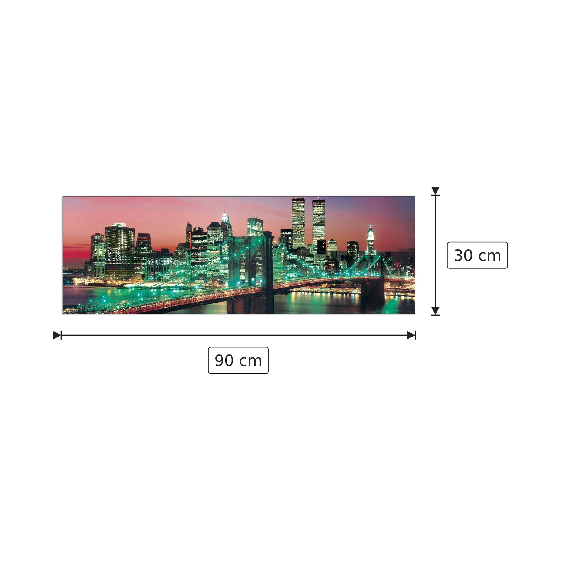 Manhattan Colour - NULL - cm 90x30 - Pannello in MDF