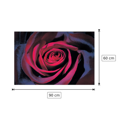 Purple Rose - DARK - cm 90x60 - Pannello in MDF