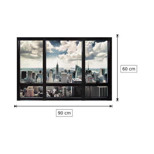 New York Window - NULL - cm 90x60 - Pannello in MDF
