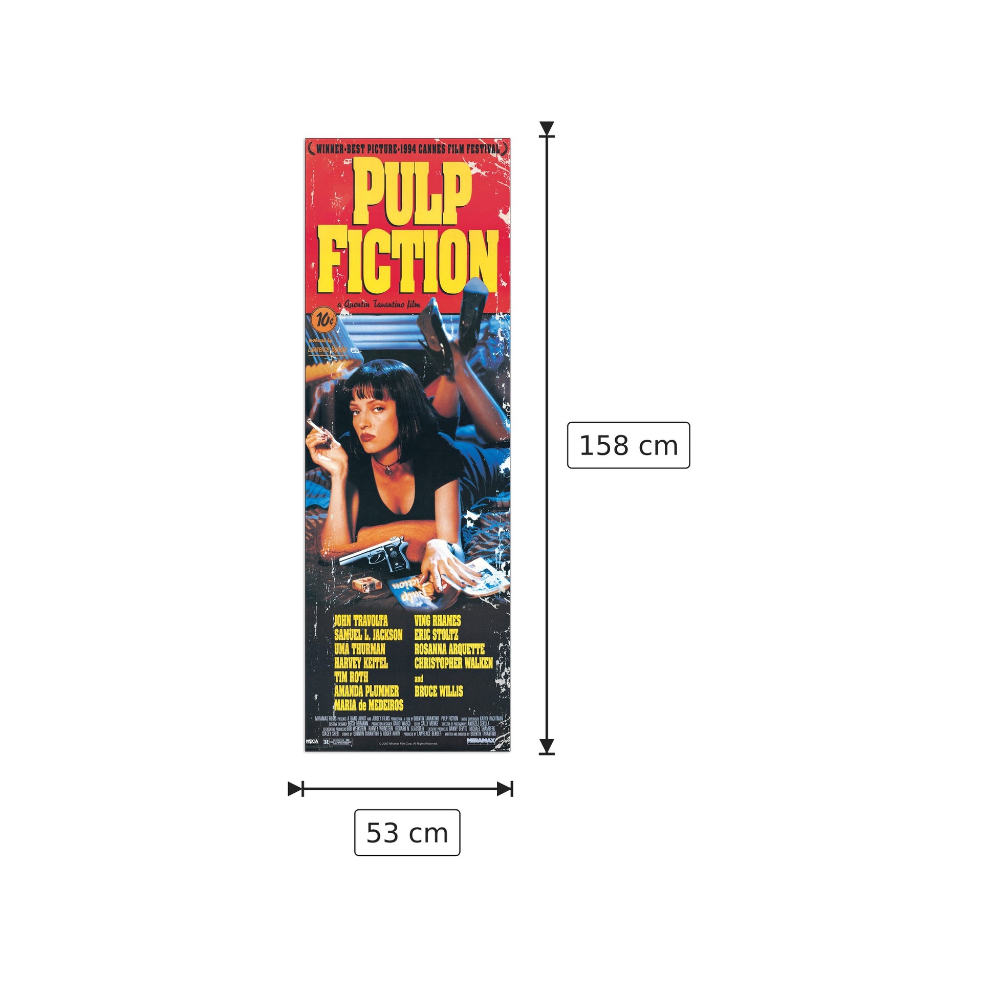 Pulp Fiction - NULL - cm 53x158 - Pannello in MDF