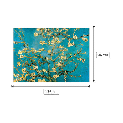 Mandorli In Fiore A San Remy - VAN GOGH - cm 136x96 - Pannello in MDF