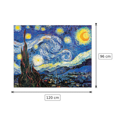 Notte Stellata - VAN GOGH - cm 120x96 - Pannello in MDF