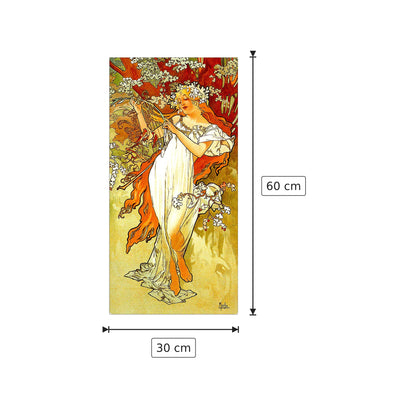 Spring - MUCHA - cm 30x60 - Pannello in MDF