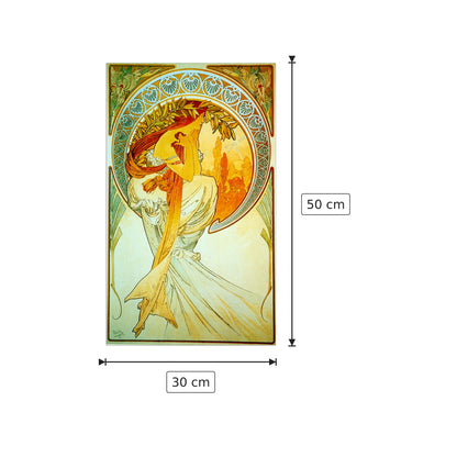 Poetry - MUCHA - cm 30x50 - Pannello in MDF