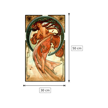 Dance - MUCHA - cm 30x50 - Pannello in MDF