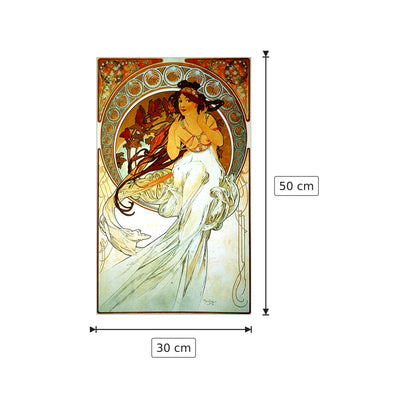 Music - MUCHA - cm 30x50 - Pannello in MDF