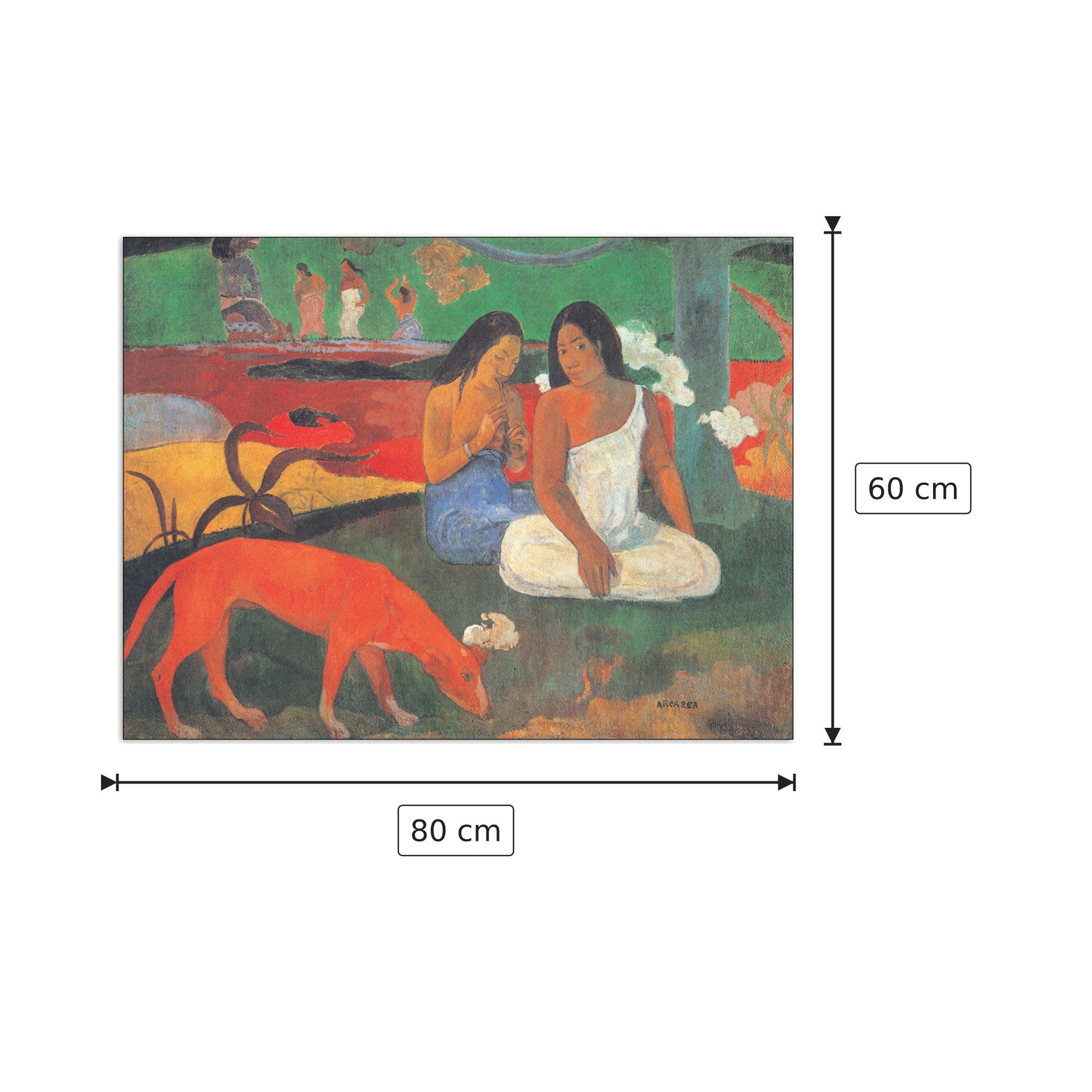 Arearea - GAUGUIN - cm 80x60 - Pannello in MDF