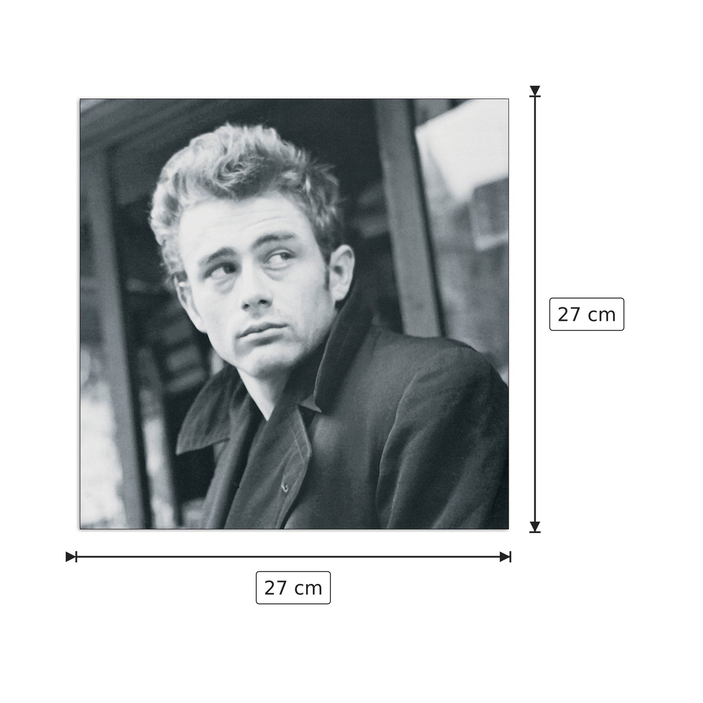 James Dean - NULL - cm 27x27 - Pannello in MDF