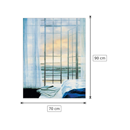 Attantisches zimmer - Henning Von Gierke - cm 70x90 - Pannello in MDF