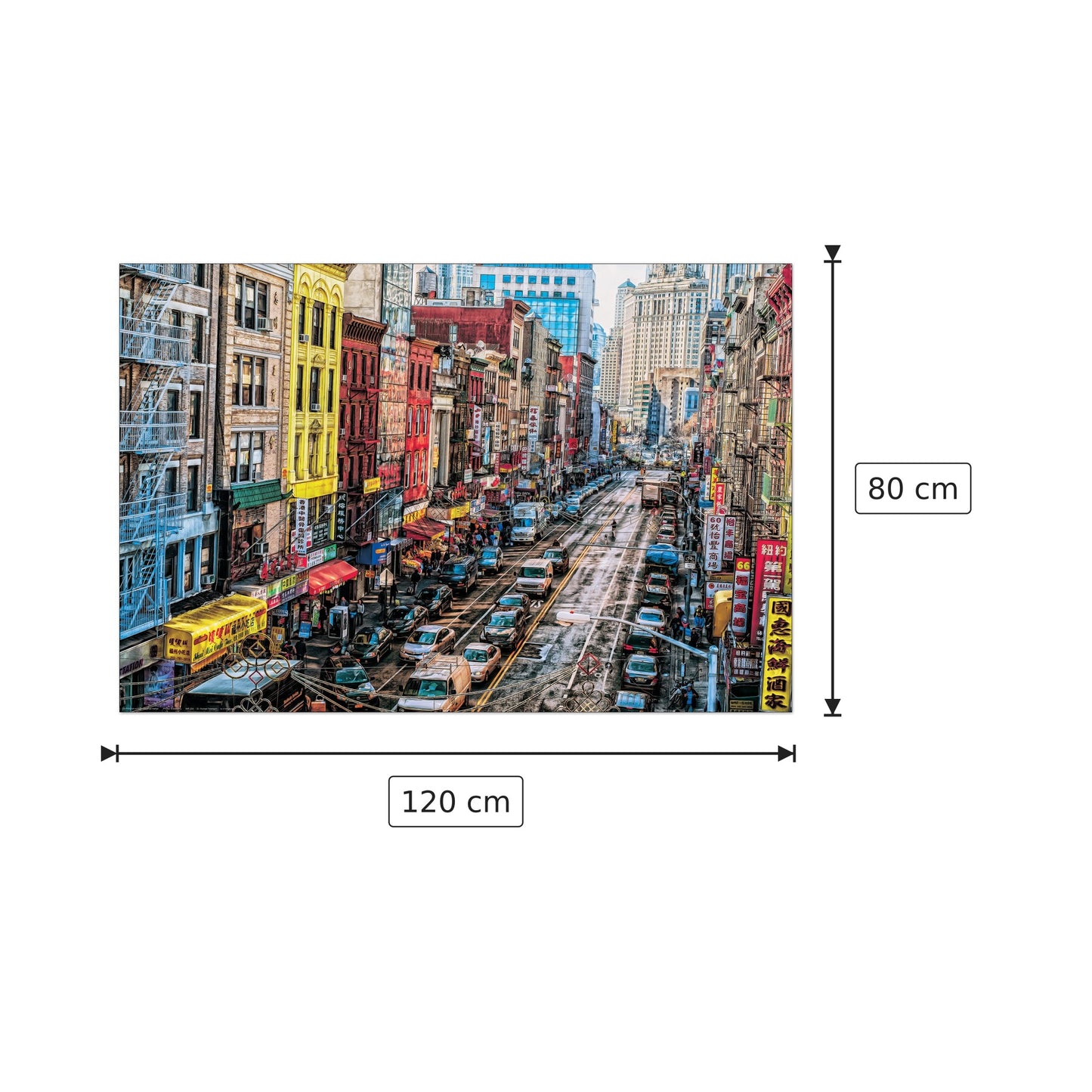 Is it Hongkong - Feldmann - cm 120x80 - Pannello in MDF