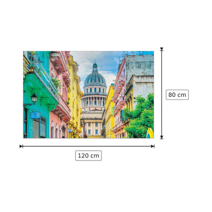 Hauser in calle barcellona Havanna - Bertsch - cm 120x80 - Pannello in MDF