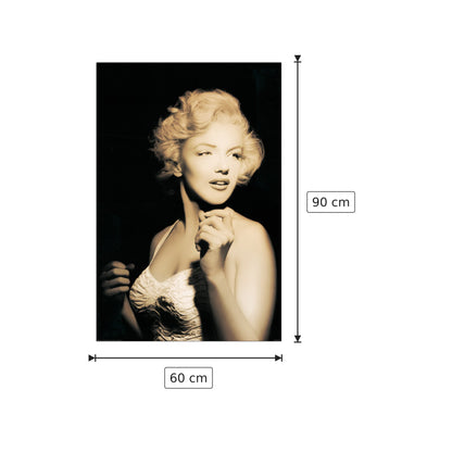 In the spotlight Marilyn Monroe - cm 60x90 - Pannello in MDF