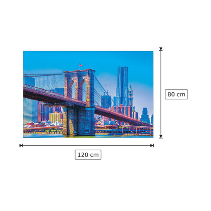 New York in colours 1 - Seifinger - cm 120x80 - Pannello in MDF