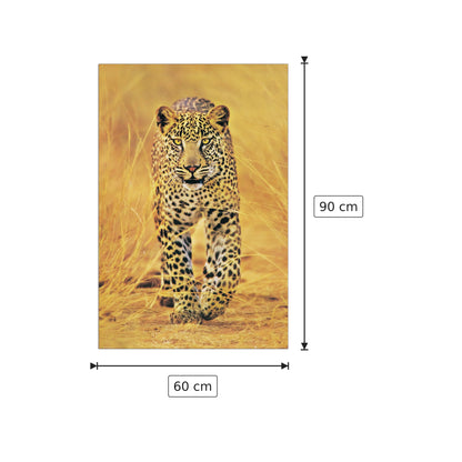 Cheetah the big cat - cm 60x90 - Pannello in MDF