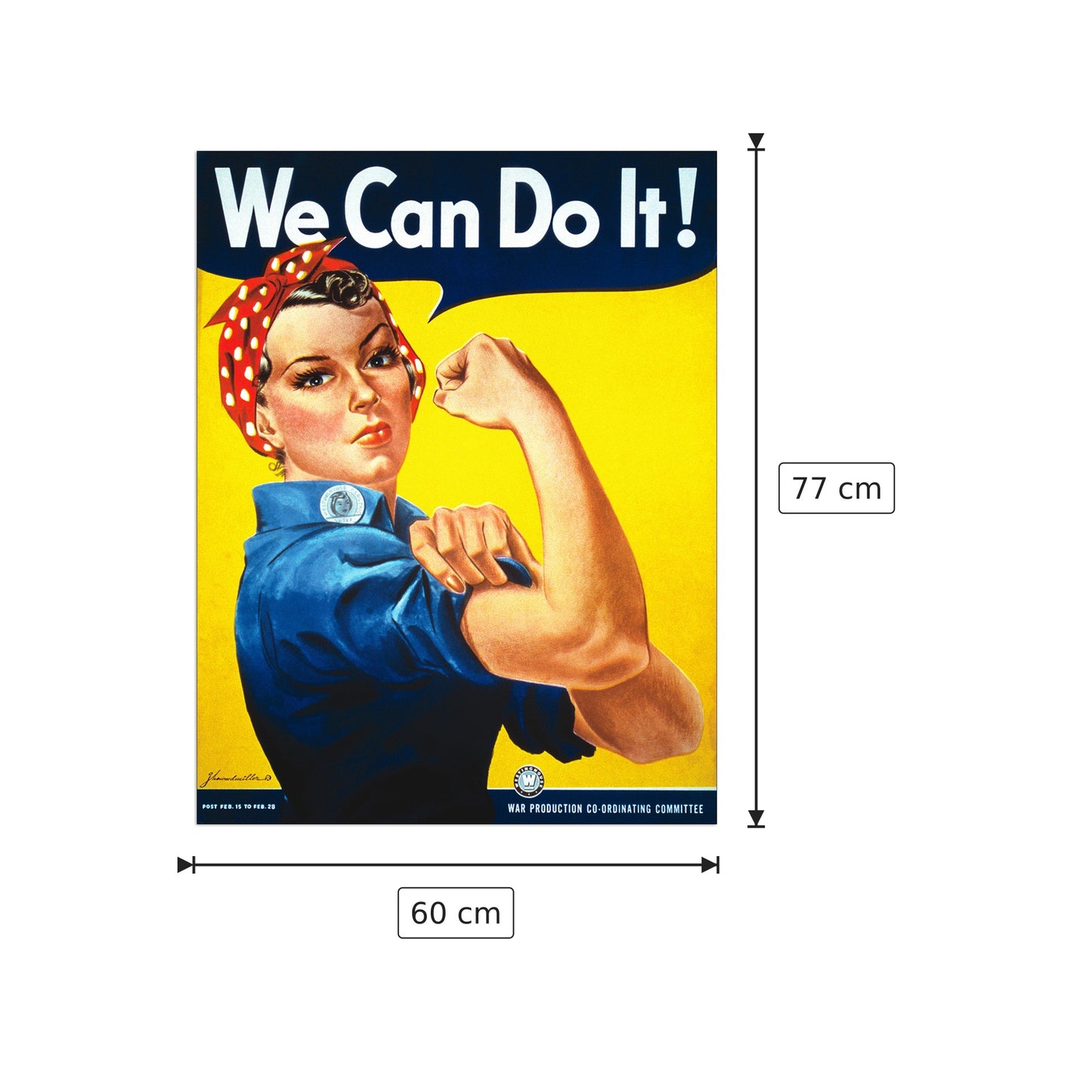 We can do it ! - cm 60x77 - Pannello in MDF