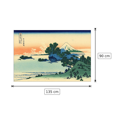Shichiri beach in Sagami province - Hokusai Katsushika - cm 135x90 - Pannello in MDF