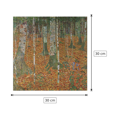 Birch Forest - Klimt Gustav - cm 30x30 - Pannello in MDF
