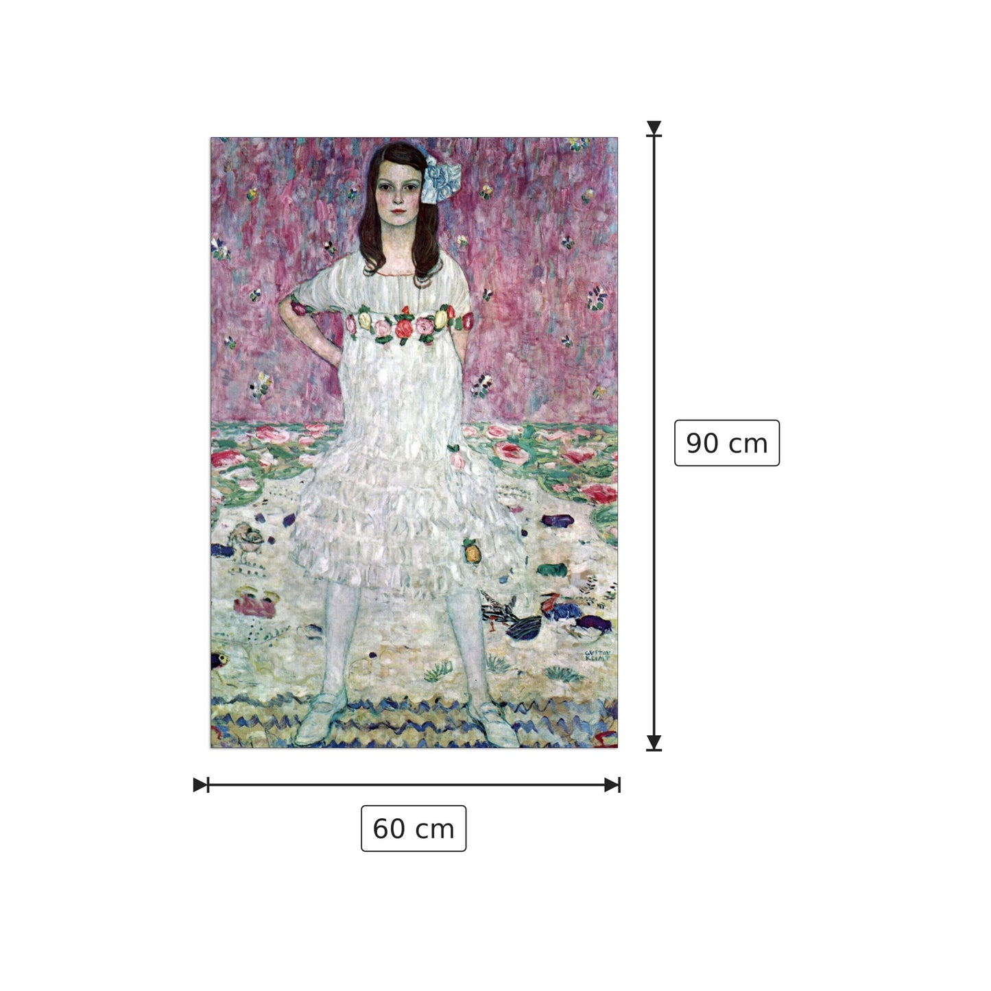 Eugenia Primavesi - Klimt Gustav - cm 60x90 - Pannello in MDF