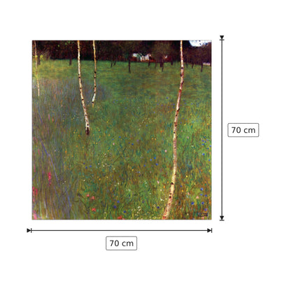 Farmhouse - Klimt Gustav - cm 70x70 - Pannello in MDF